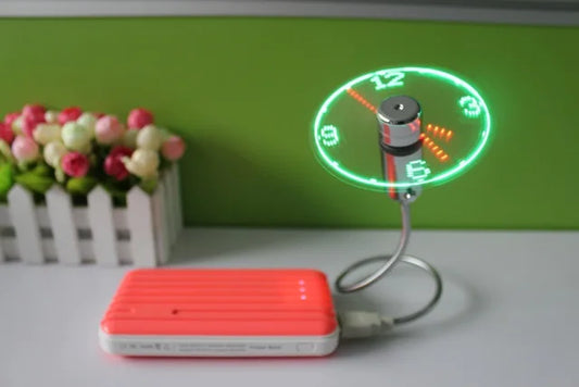 1pcs USB Gadget Mini LED Light USB Fan