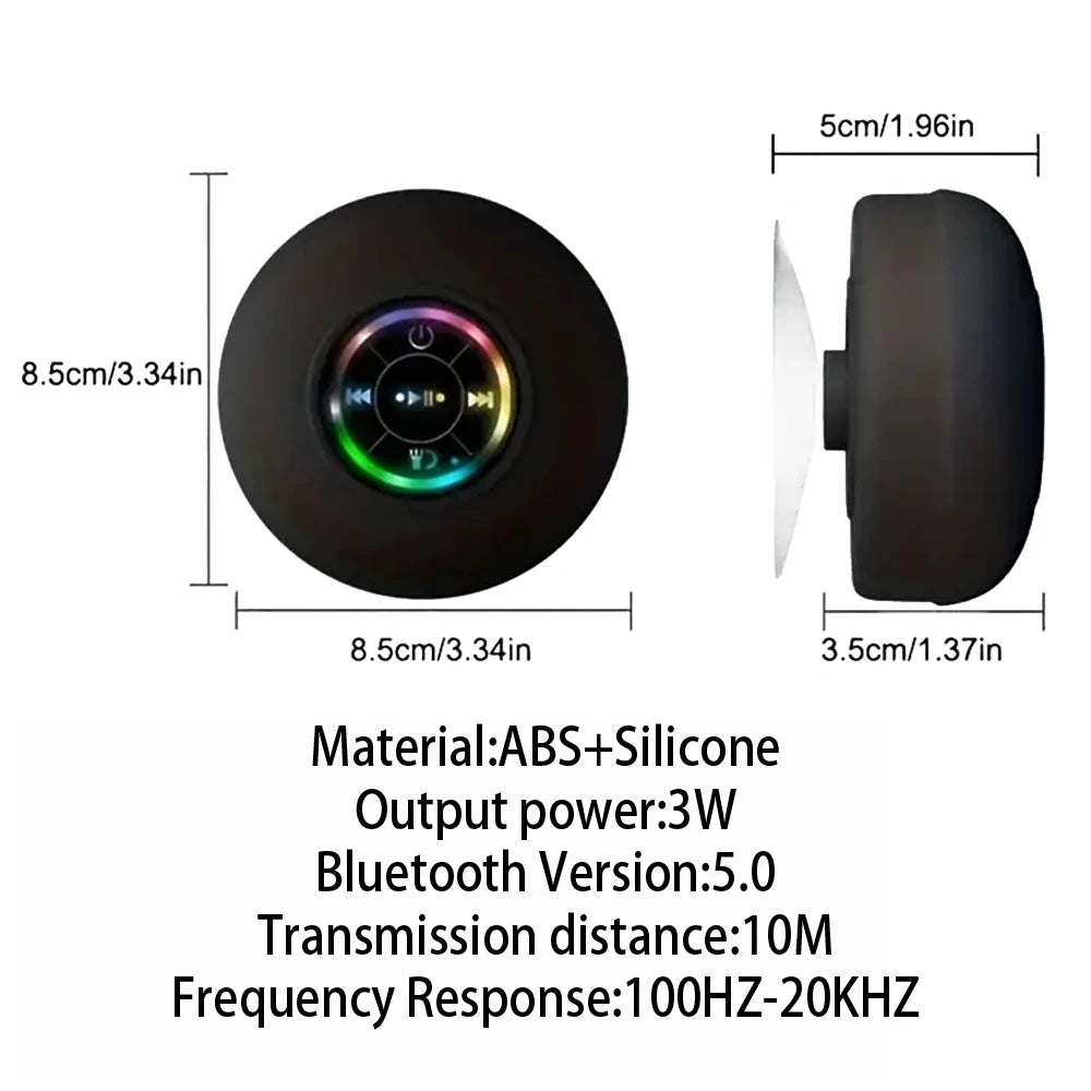 Portable Wireless Bluetooth Speaker LED