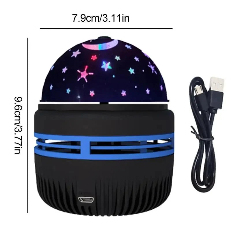 LED Starry Sky Night Lights USB Rotating Projector