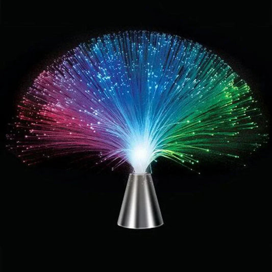 7 Color LED Fiber Optic Lamp