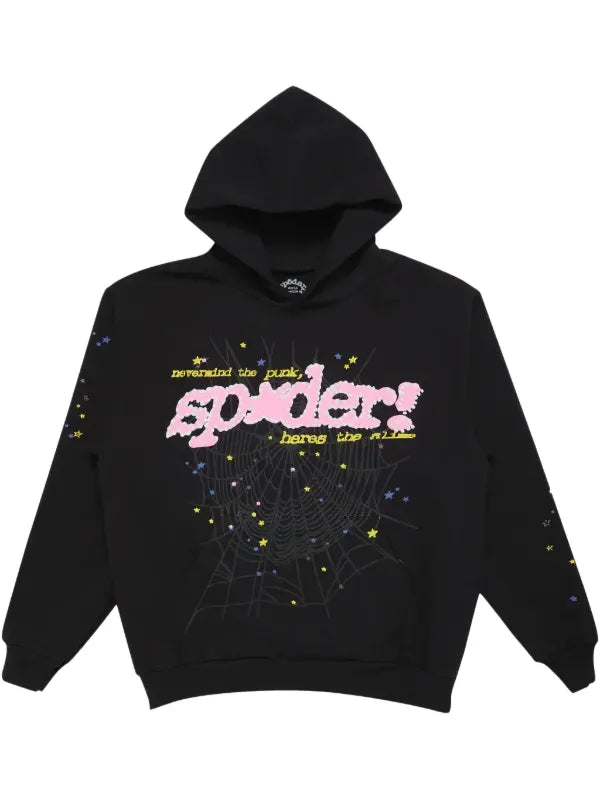Pink Black Hoodie
