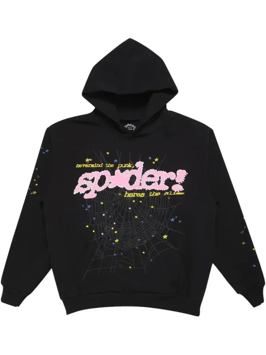 Pink Black Hoodie