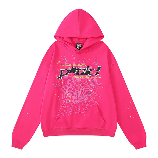 Pink Colorful Hoodie