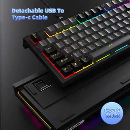 NPET 87 Keys RGB Mechanical Keyboard