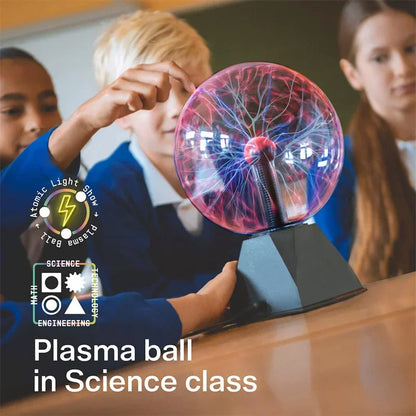 Magic Plasma Ball Lamp Touch Glass LED Night Light