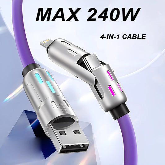 4-IN-1 240W USB Type C To USB C
