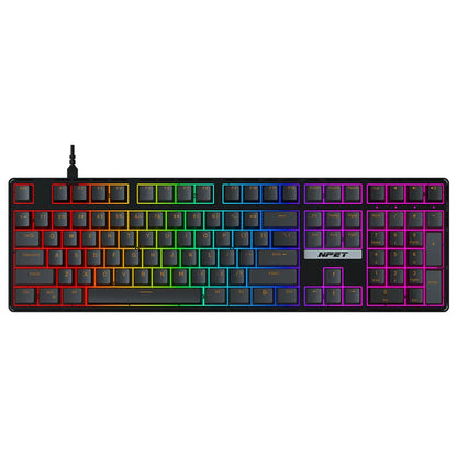 NPET 87 Keys RGB Mechanical Keyboard