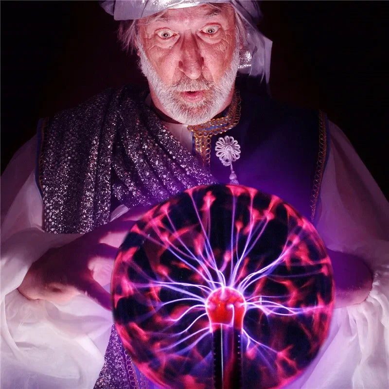 Magic Plasma Ball Lamp Touch Glass LED Night Light