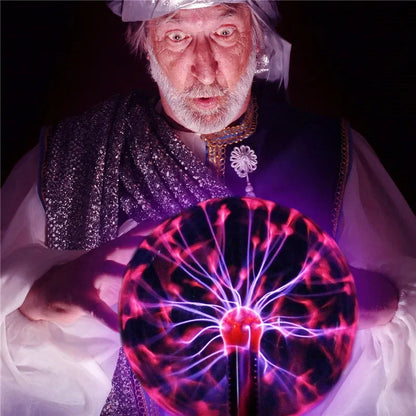 Magic Plasma Ball Lamp Touch Glass LED Night Light