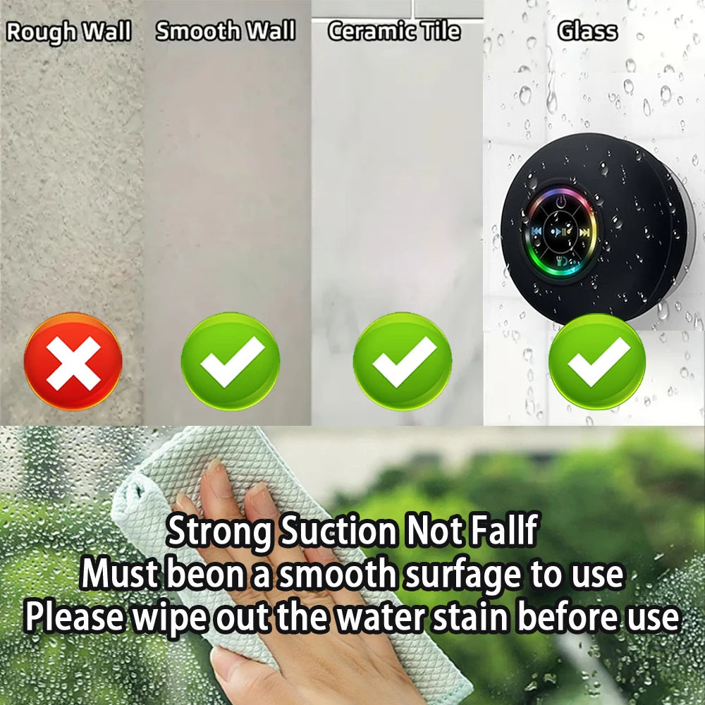 Portable Wireless Bluetooth Speaker LED