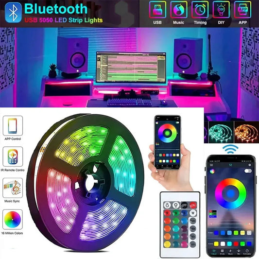 Smart LED Strip Lights 5050 RGB Bluetooth