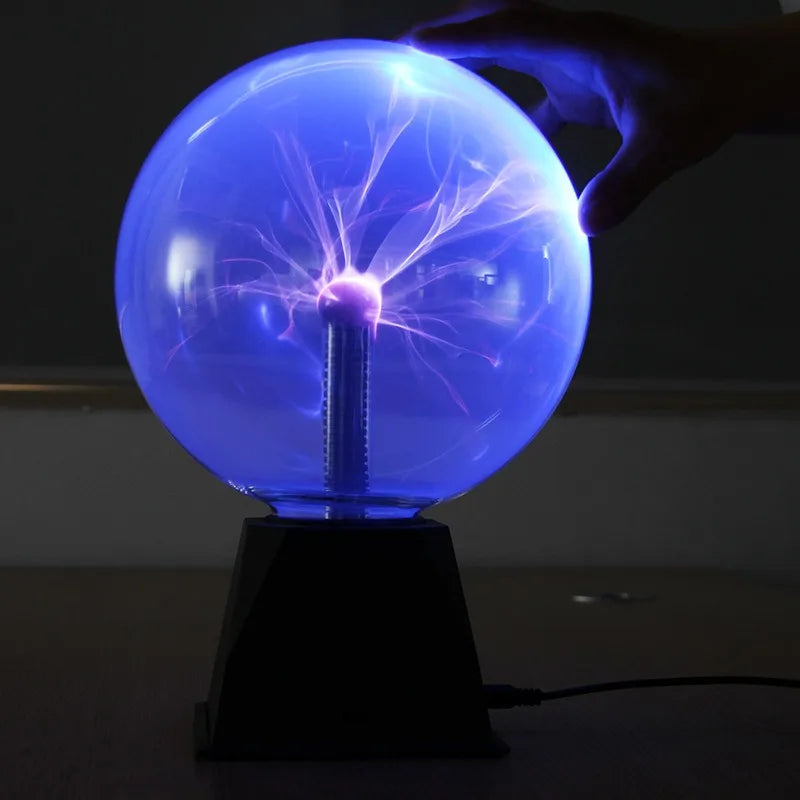 Magic Plasma Ball Lamp Touch Glass LED Night Light