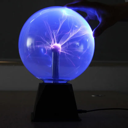 Magic Plasma Ball Lamp Touch Glass LED Night Light