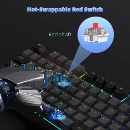 NPET 87 Keys RGB Mechanical Keyboard