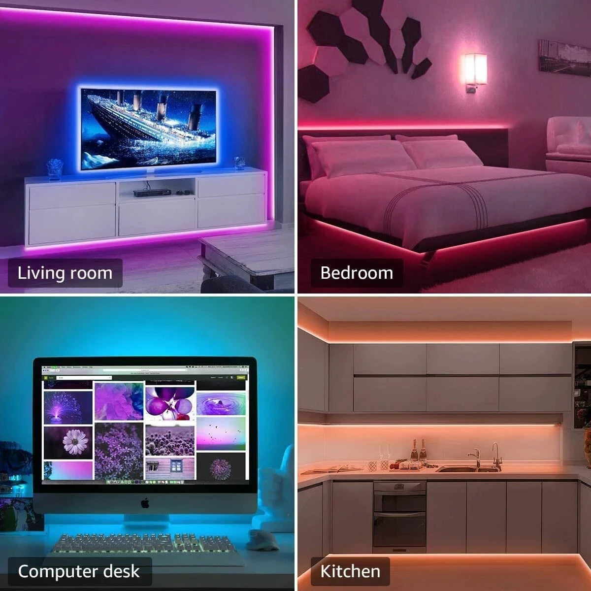 Smart LED Strip Lights 5050 RGB Bluetooth