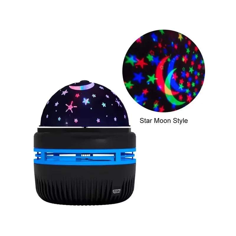 LED Starry Sky Night Lights USB Rotating Projector
