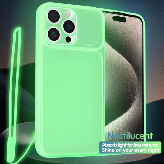 Night Light Luminous Silicone Large Window Smartphone