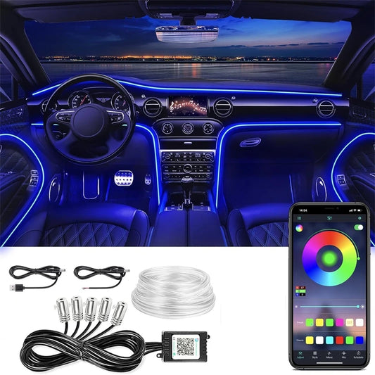 LED Car Interior Ambient Strip Lights