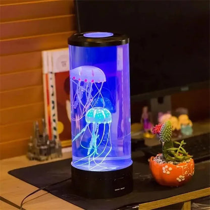 Simulated Jellyfish Cylindrical Quiet Light