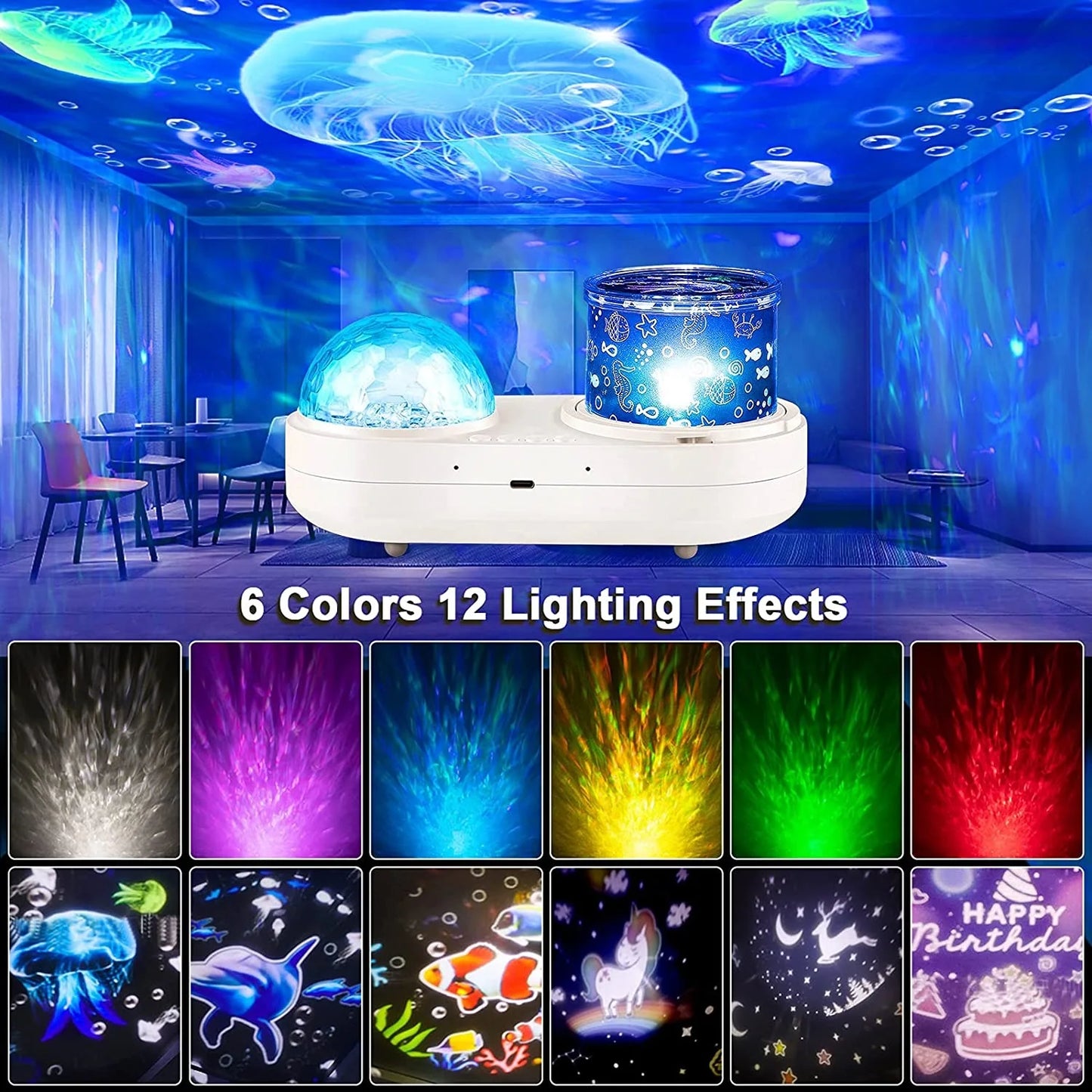 Ocean Light Projector for Bedroom