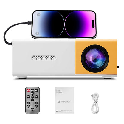 Portable Mini Projector with Full HD 1080P