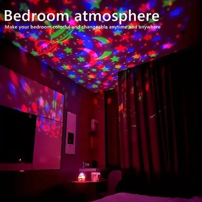 LED Starry Sky Night Lights USB Rotating Projector